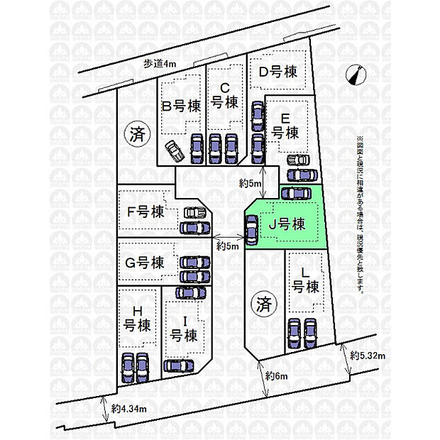 実測図ではございません