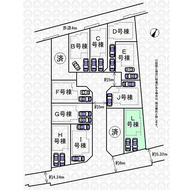 実測図ではございません
