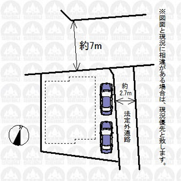 実測図ではございません