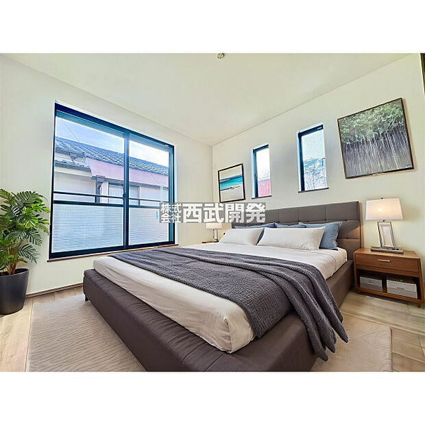 （配置してある家具や小物はCGによるイメージです）6.12帖洋室