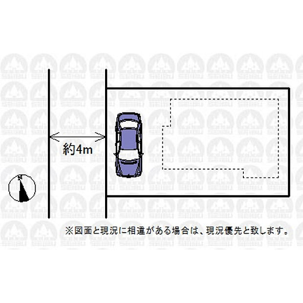 実測図ではございません