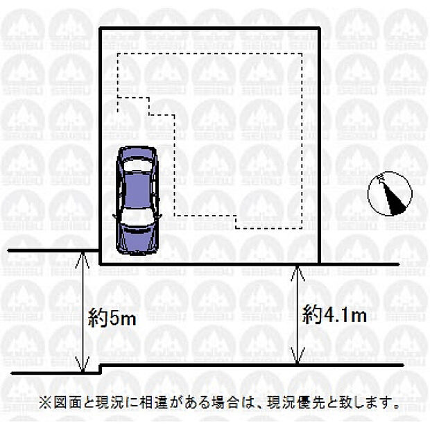 実測図ではございません