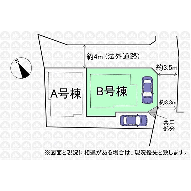 実測図ではございません