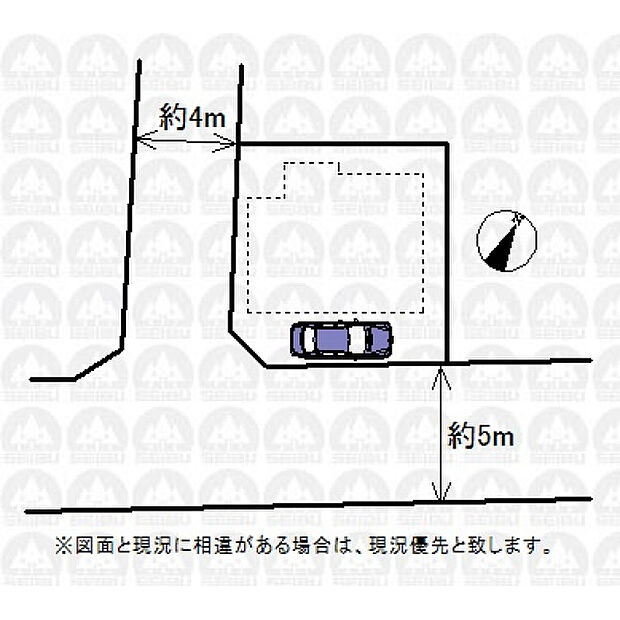 実測図ではございません