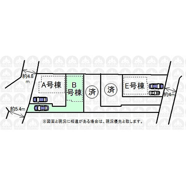 実測図ではございません