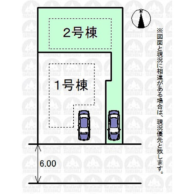 実測図ではございません