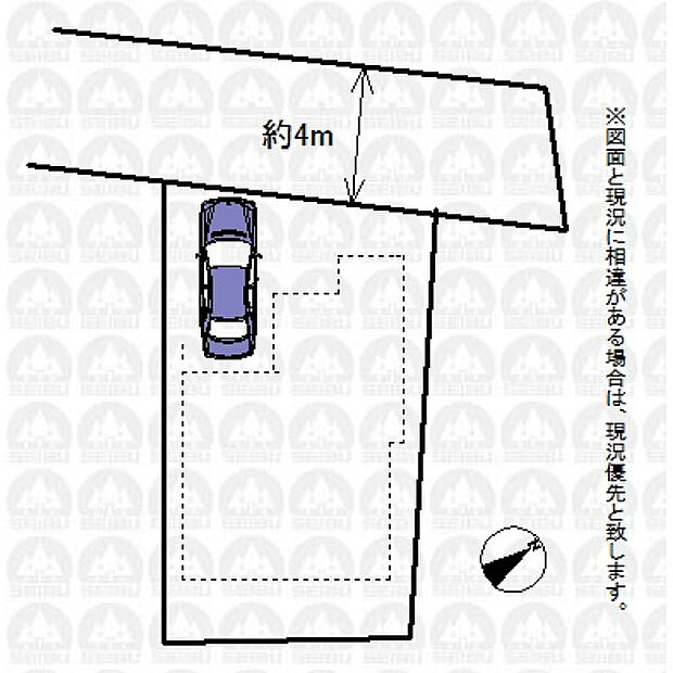 実測図ではございません