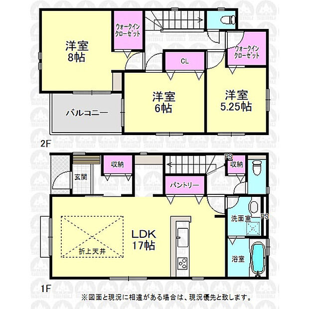 収納豊富な3LDK!