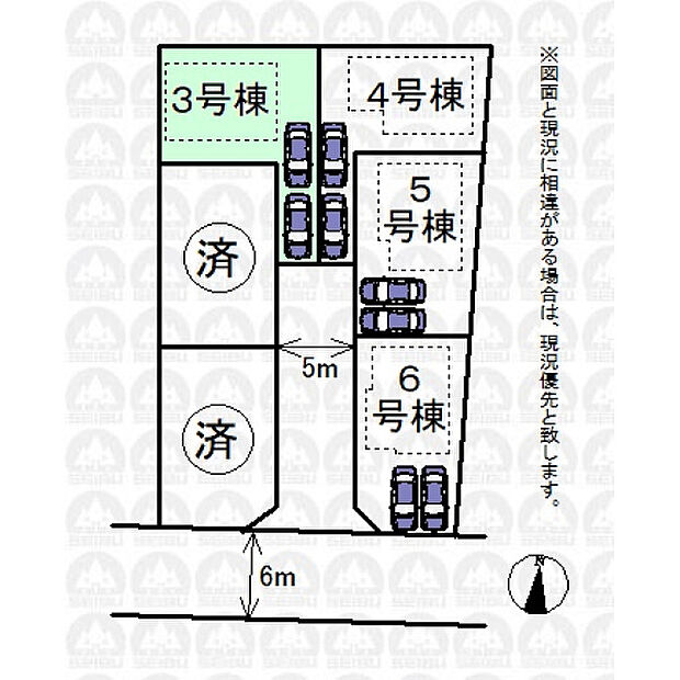 実測図ではございません