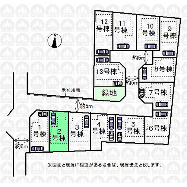 全13棟開発現場（区画図）