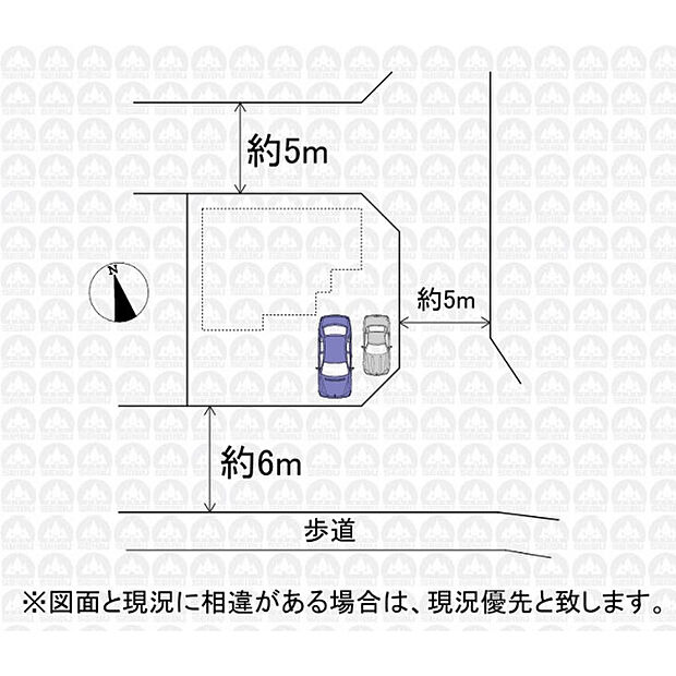 実測図ではございません