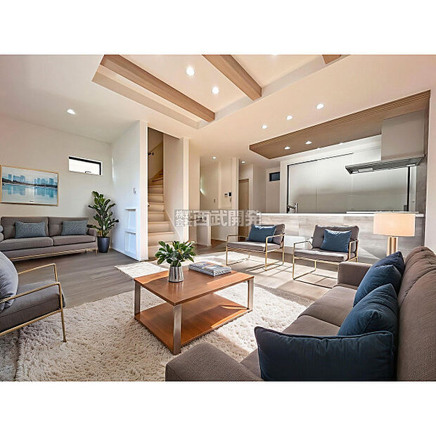 配置の家具や小物はCGによるイメージです。