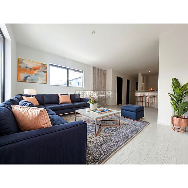 配置の家具や小物はCGによるイメージです。