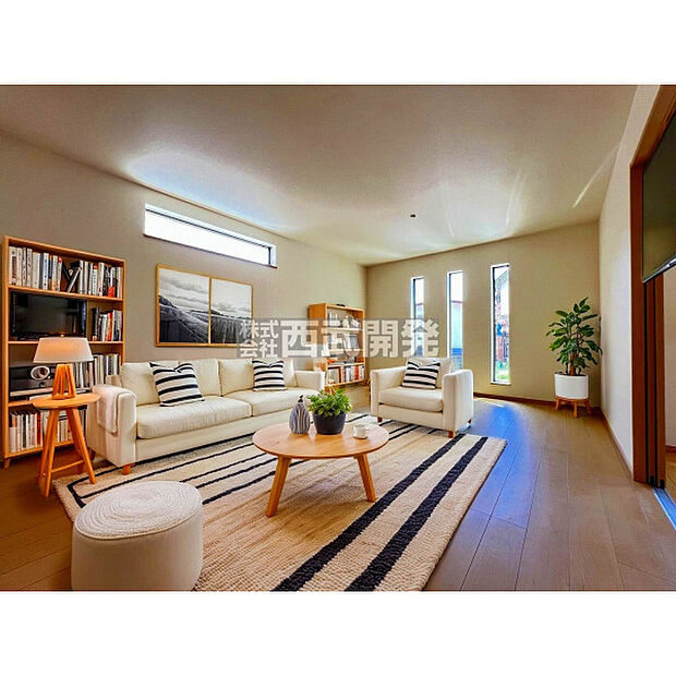 配置の家具や小物はCGによるイメージです。