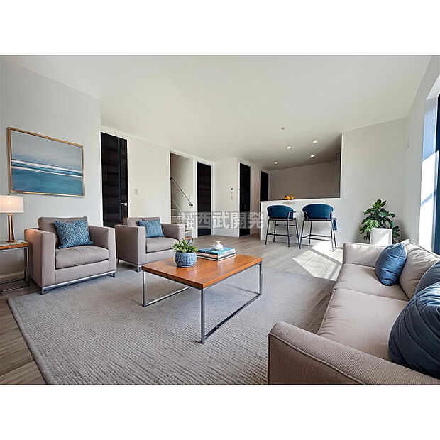 配置の家具や小物はCGによるイメージです。