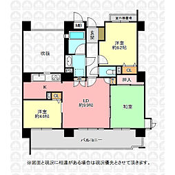 間取図画像 3LDK