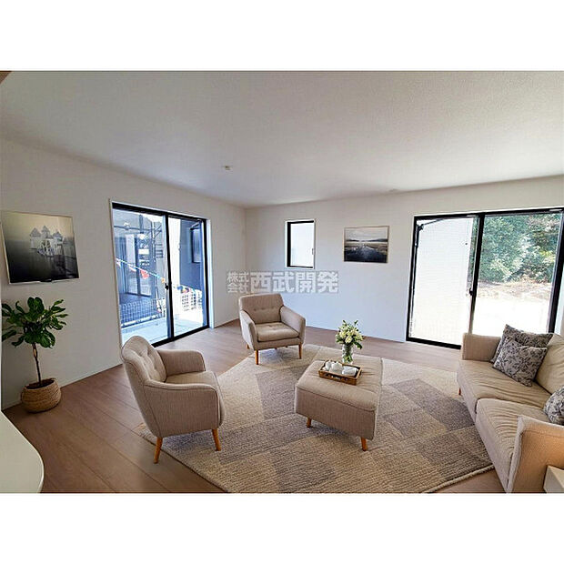 配置してある家具・小物類はCGによるイメージです。