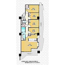 アイムふじみ野タワー西館 4LDKの間取図画像
