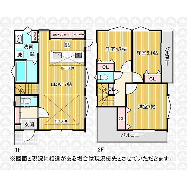 間取りを拡大表示