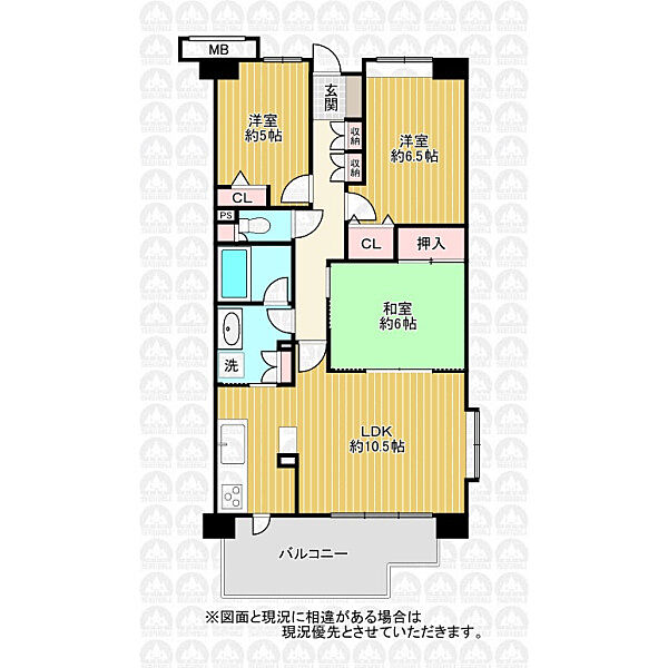 間取りを拡大表示