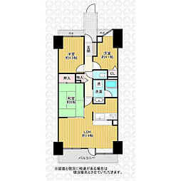 コスモ上福岡プレステージ 3LDKの間取図画像