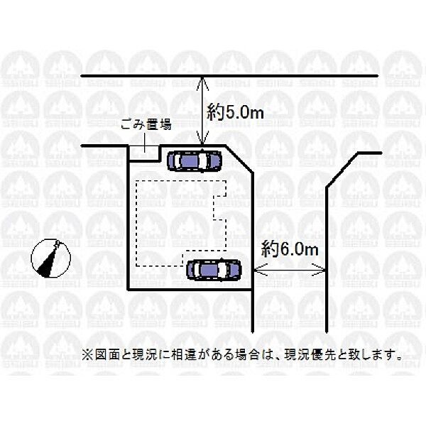 実測図ではございません