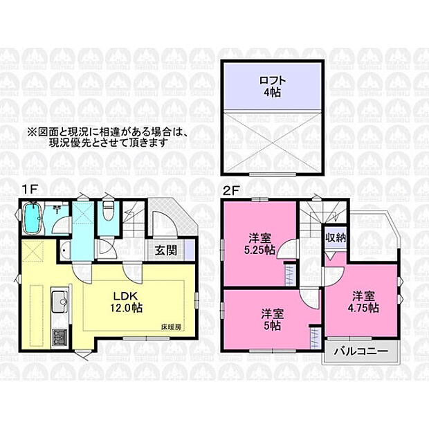 1階に水回りを集約した3LDKプラン