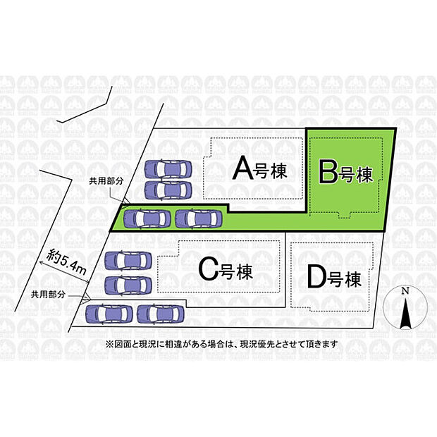 駐車2台可能なカースペース