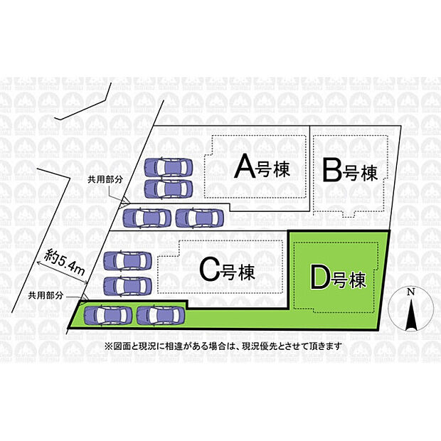 駐車2台可能なカースペース
