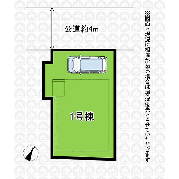 実測図ではありません。