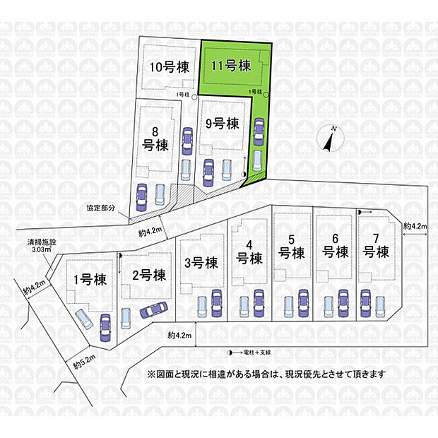 実測図ではありません。