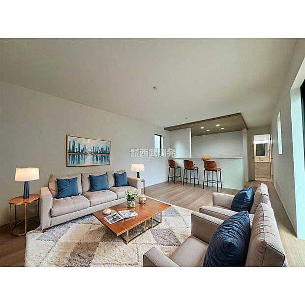 配置してある家具や小物はCGによるイメージです