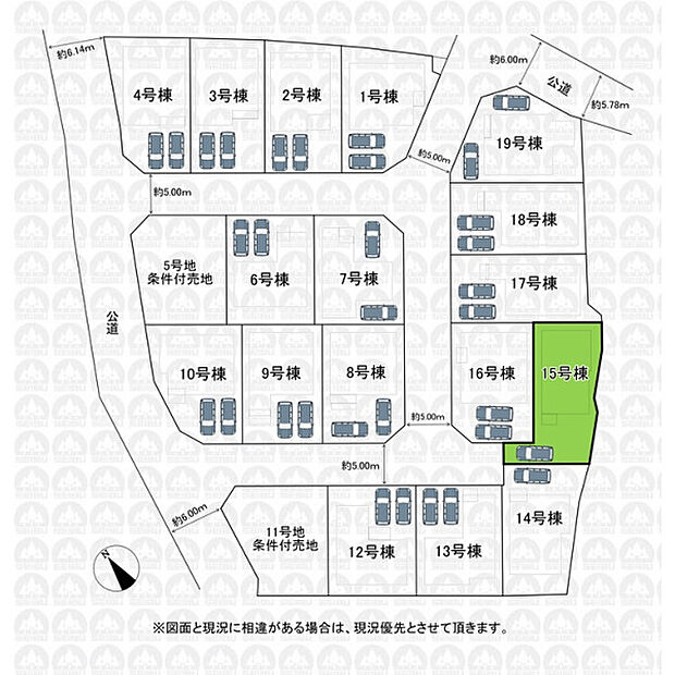 実測図ではありません。