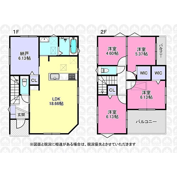 収納豊富な4SLDK住宅