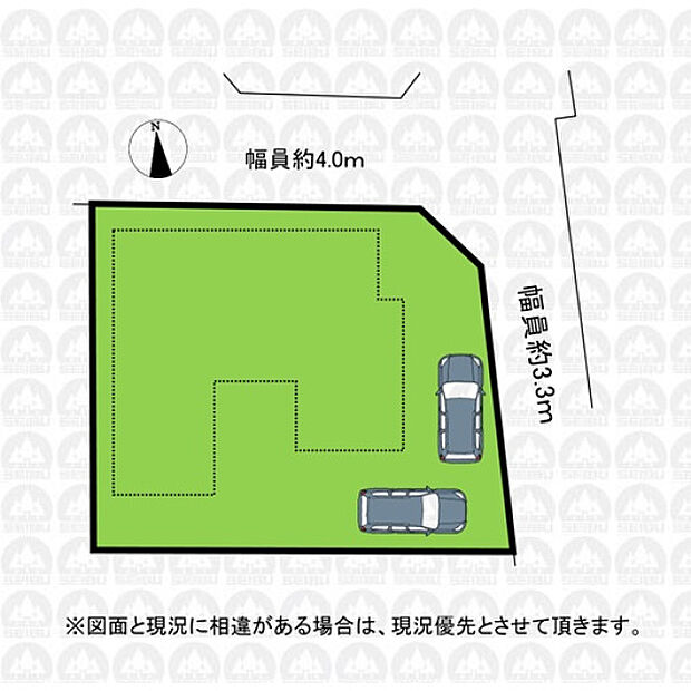 実測図ではありません。