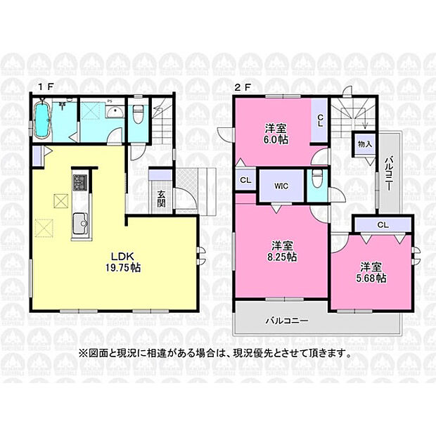 陽当たり良好な3LDK住宅