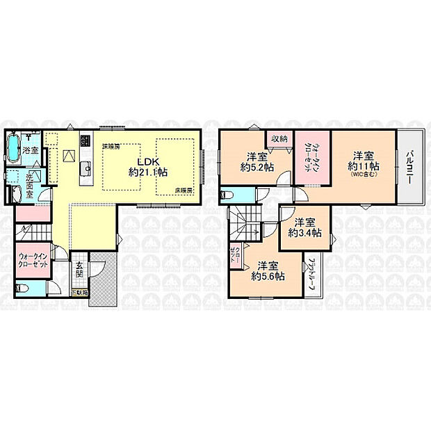 WIC2ヶ所付き4LDK!