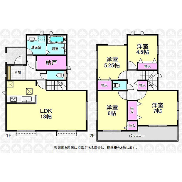 パーソナルスペースを確保できる4LDK間取り