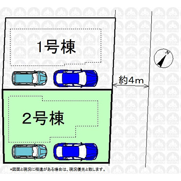 実測図ではありません。