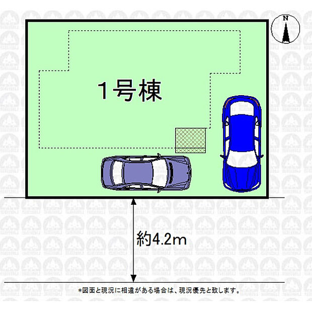 実測図ではありません。