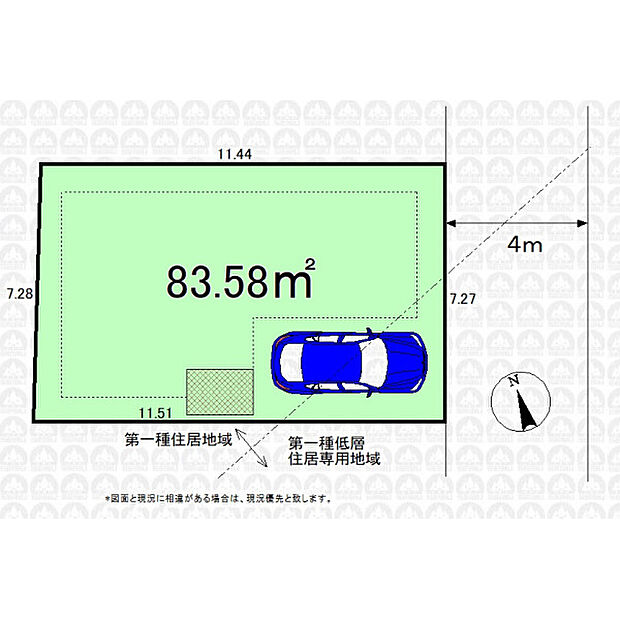 実測図ではありません