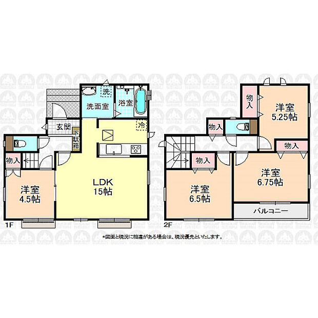 LDKに隣接した洋室を開放すると19.5帖の大空間!