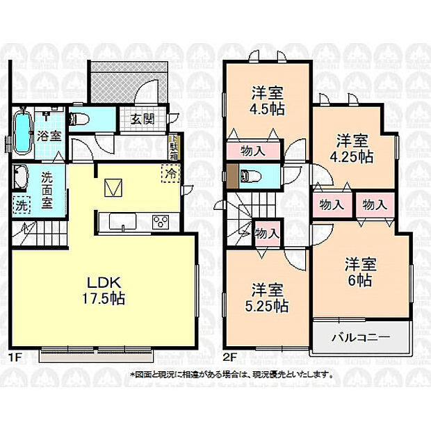 LDKは広々17.5帖の4LDK！