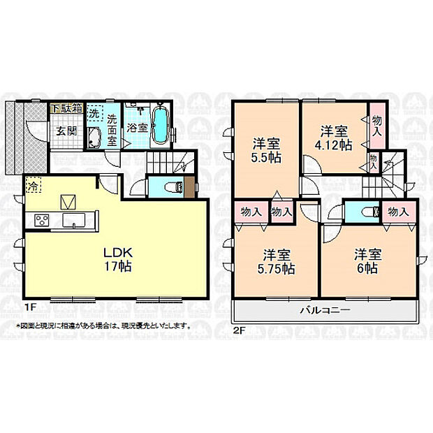 LDKは広々17帖の4ＬＤＫ！