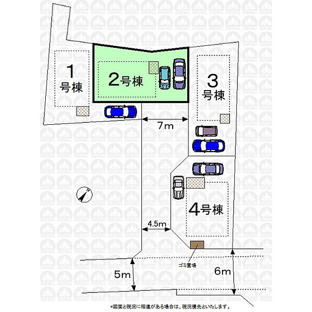 実測図ではございません