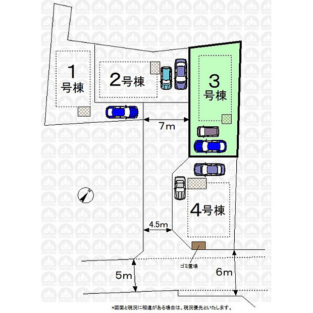 実測図ではございません