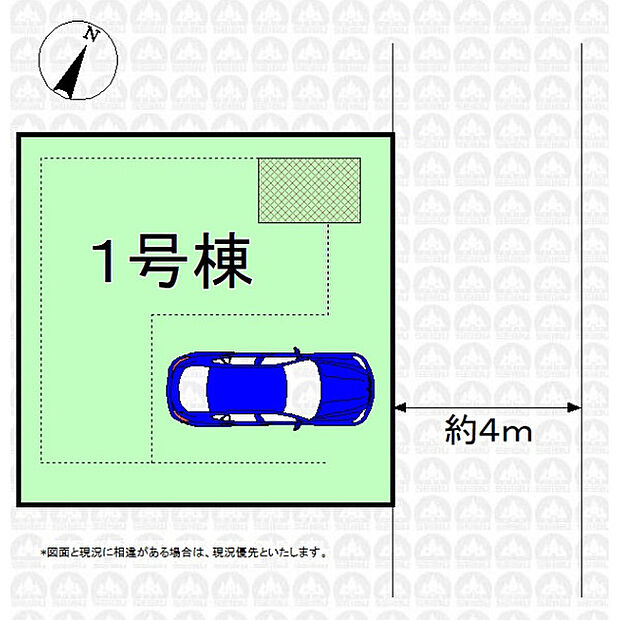 実測図ではございません