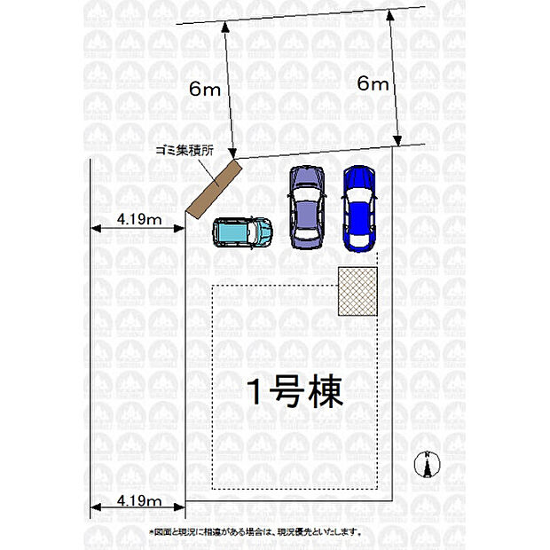 実測図ではございません