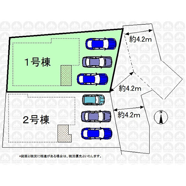 実測図ではありません