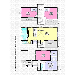 府中市白糸台３丁目の一戸建て